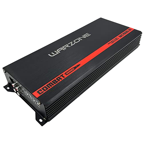 Gravity Audio WC1500.1D Warzone 1500W True RMS Car Amplifier Class D Amp 1/2/4 Ohm Stable with Remote Sub Control with 1 Year Full Replacement Warranty Bundle Gravity Audio WC1500.1D Warzone 1500W True RMS Car Amplifier Class D Amp 1/2/4 Ohm Stable with Remote Sub Control with 1 Year Full Replacement Warranty Bundle